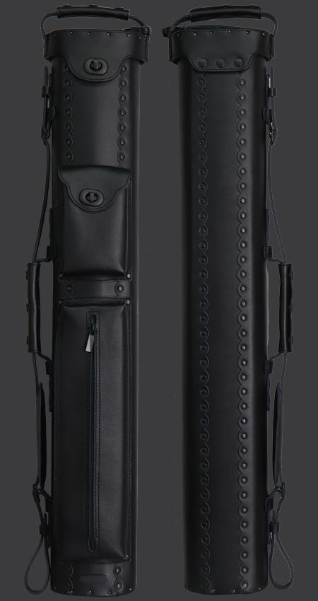 Instroke 3X5 Black-Out Leather Cowboy Cue Case