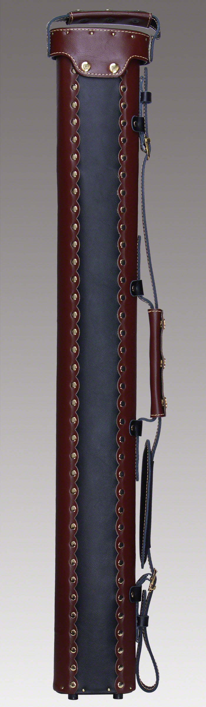 Instroke 3X5 Chestnut/Black Leather Cowboy Cue Case