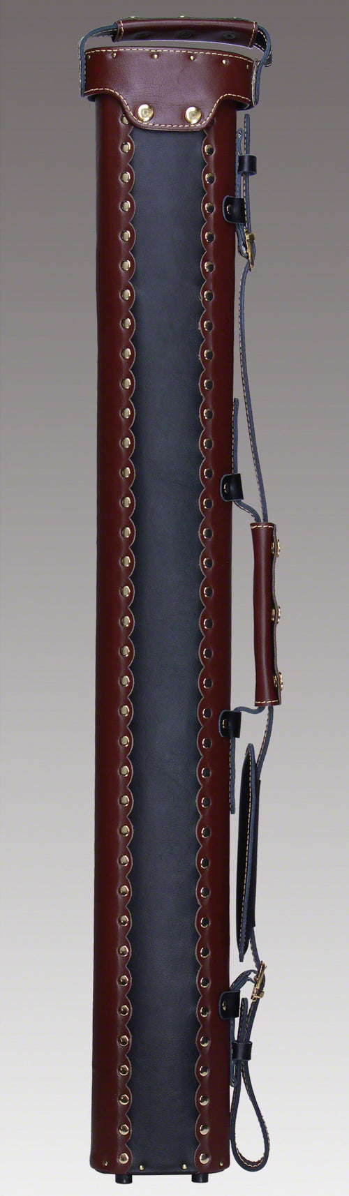 Instroke 3X5 Chestnut/Black Leather Cowboy Cue Case