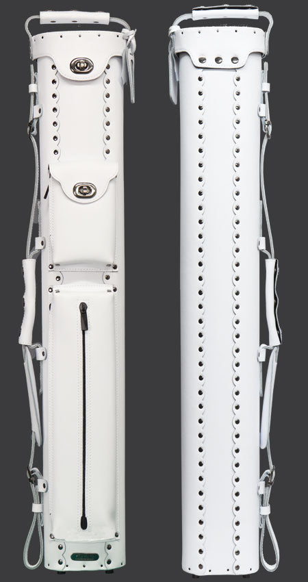 Instroke 3X5 White Leather Cowboy Cue Case