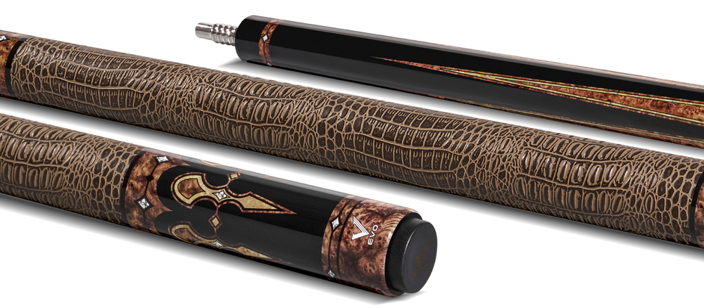 EVO Crown Monarch Blade Leather Wrap Pool Cue
