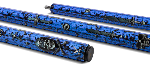 EVO Pirate Series Sea Wrath No Wrap Pool Cue 2