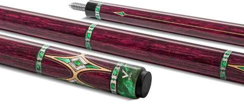 EVO Royale Garnet Crest No Wrap Pool Cue 2