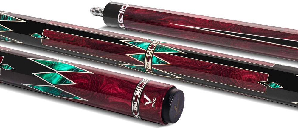 EVO MEG Crimson Jaw No Wrap Pool Cue
