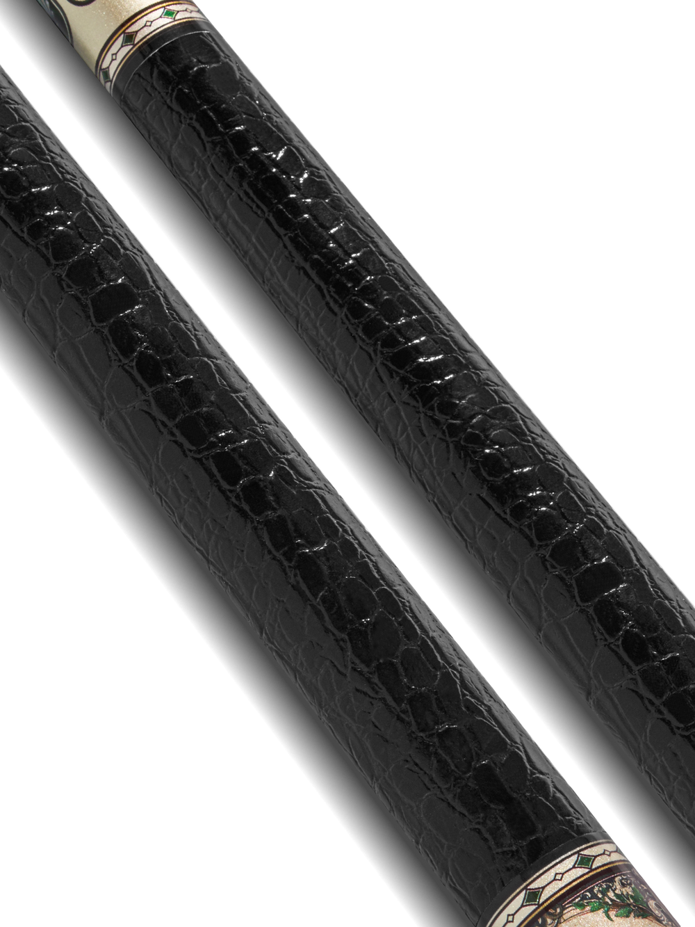 EVO Beast Emerald Cobra Leather Wrap Pool Cue