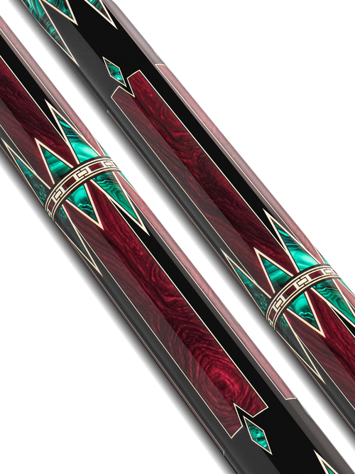 EVO MEG Crimson Jaw No Wrap Pool Cue 4