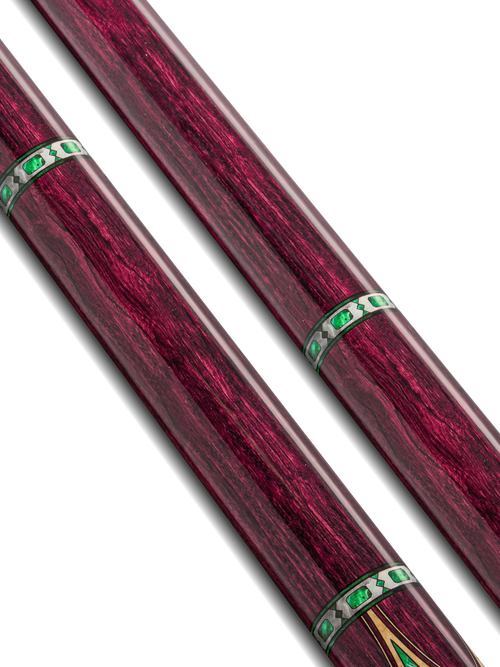 EVO Royale Garnet Crest No Wrap Pool Cue 4