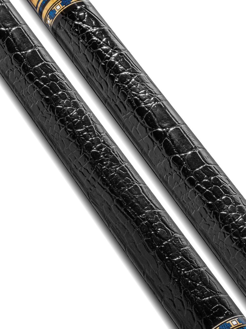 EVO Luna Sapphire Gate Leather Wrap Pool Cue