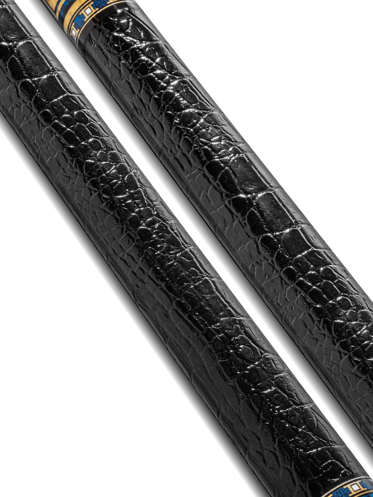 EVO Luna Sapphire Gate Leather Wrap Pool Cue