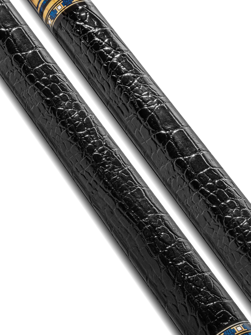 EVO Luna Sapphire Gate Leather Wrap Pool Cue 4