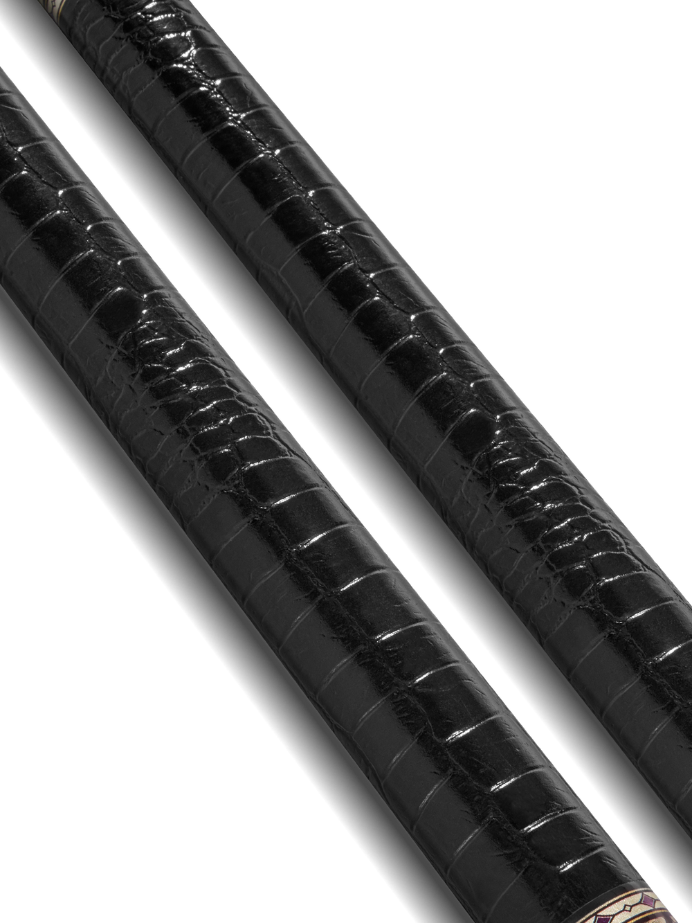 EVO Beast Amethyst Lion Leather Wrap Pool Cue