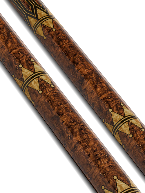 EVO Crystal Umber Crest No Wrap Pool Cue 4
