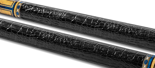 EVO Luna Sapphire Gate Leather Wrap Pool Cue 3