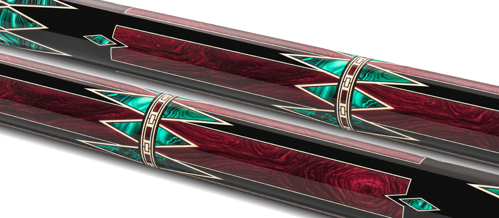 EVO MEG Crimson Jaw No Wrap Pool Cue