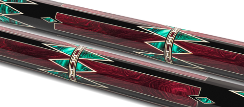EVO MEG Crimson Jaw No Wrap Pool Cue 3