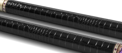 EVO Beast Amethyst Lion Leather Wrap Pool Cue 3