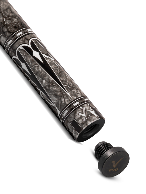 EVO Gemstone Nightglow No Wrap Pool Cue 6