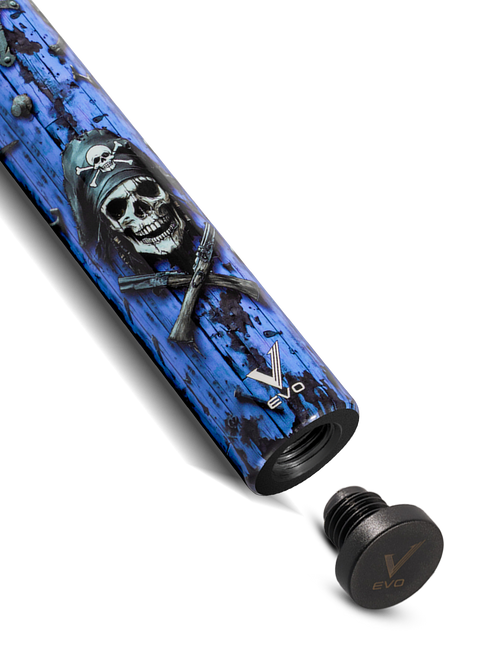 EVO Pirate Series Sea Wrath No Wrap Pool Cue 6