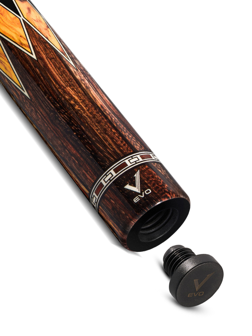 EVO MEG Ember Fang No Wrap Pool Cue 6