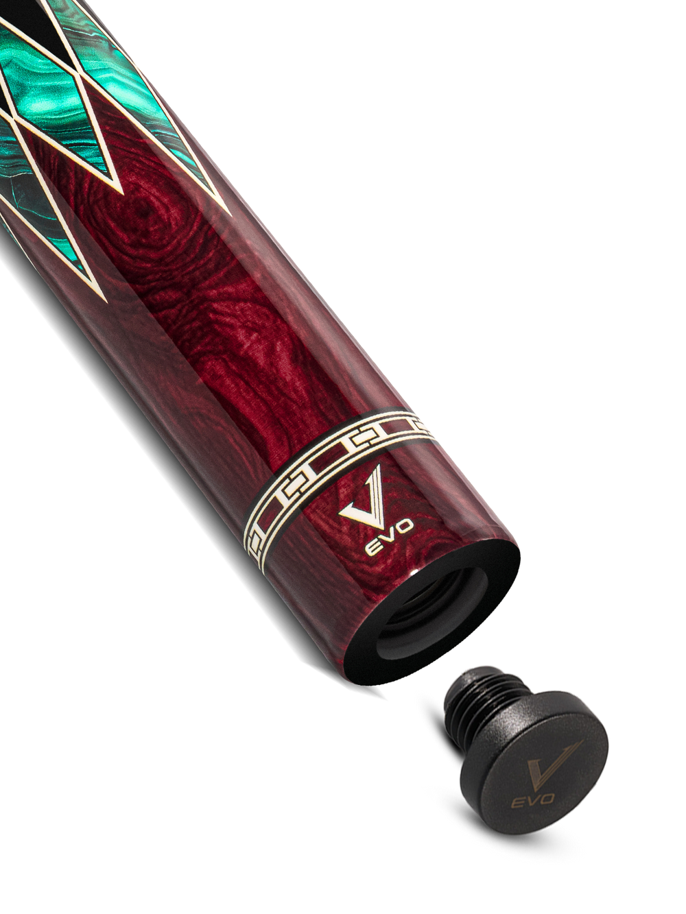 EVO MEG Crimson Jaw No Wrap Pool Cue