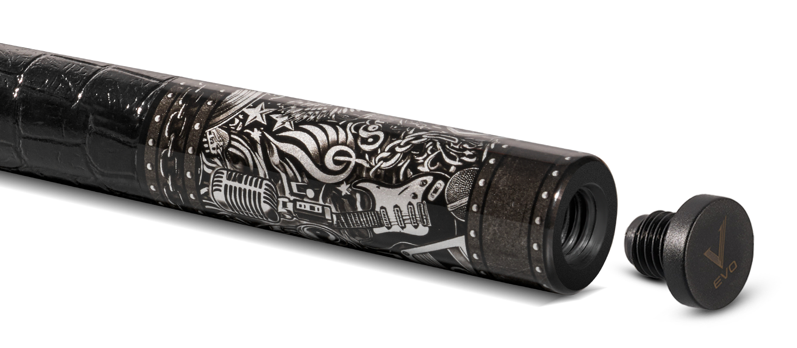 EVO Rebel Leather Wrap Pool Cue