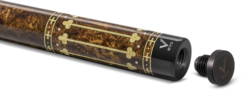 EVO Royale Series Gilded Oak No Wrap Pool Cue 5