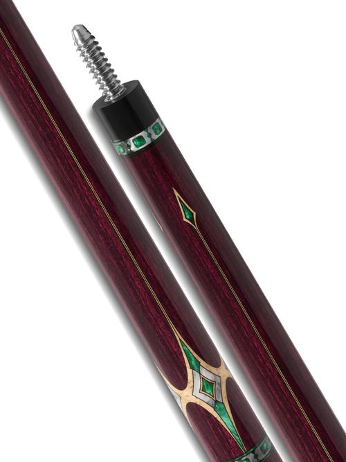 EVO Royale Garnet Crest No Wrap Pool Cue 8
