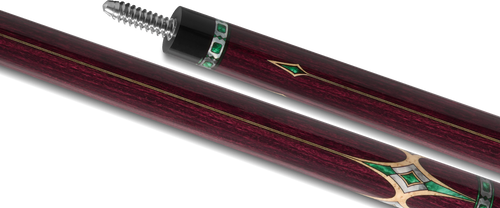EVO Royale Garnet Crest No Wrap Pool Cue 7