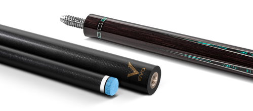 EVO Luna Malachite Eclipse Leather Wrap Pool Cue 9