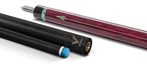 EVO Royale Garnet Crest No Wrap Pool Cue 9