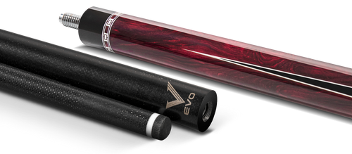 EVO MEG Crimson Jaw No Wrap Pool Cue 9