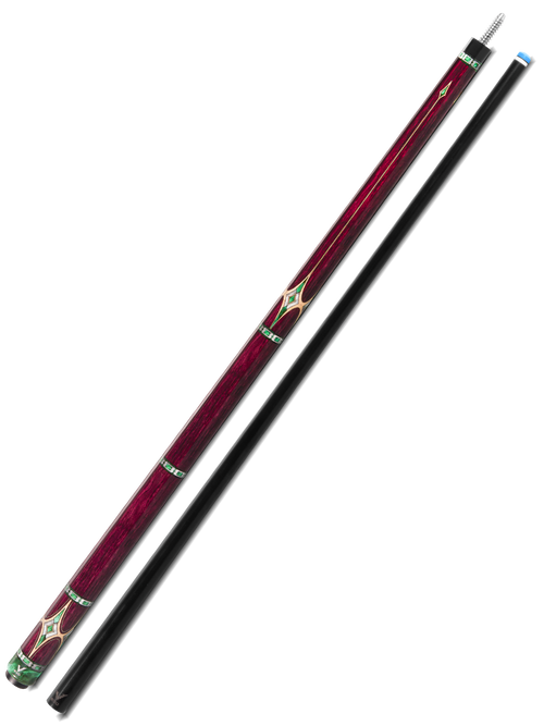 EVO Royale Garnet Crest No Wrap Pool Cue 12