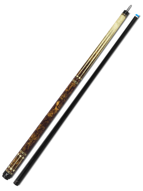EVO Royale Series Gilded Oak No Wrap Pool Cue 12