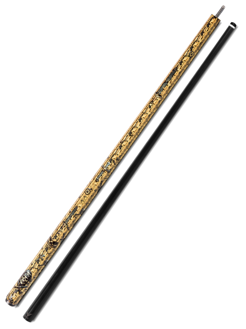 EVO Pirate Golden Plunder No Wrap Pool Cue 12
