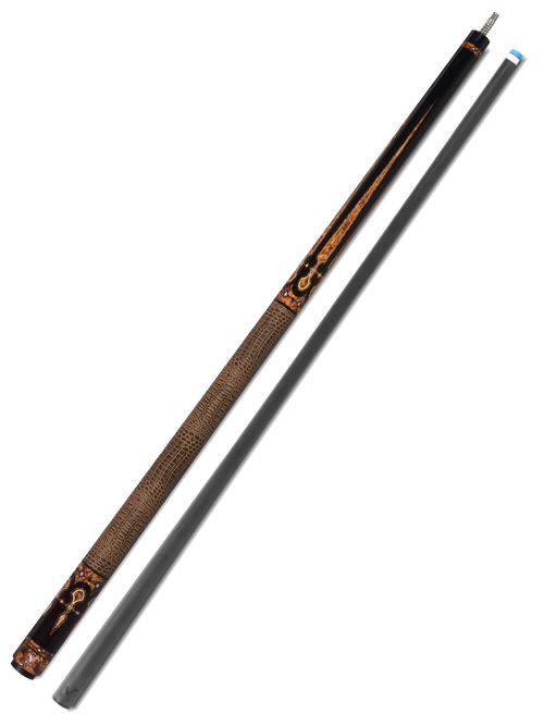 EVO Crown Monarch Blade Leather Wrap Pool Cue 12