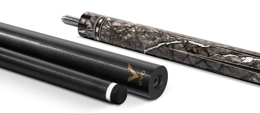 EVO Gemstone Nightglow No Wrap Pool Cue