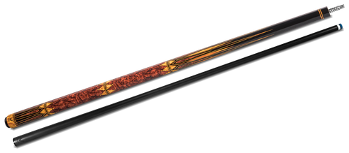 EVO Crystal Umber Crest No Wrap Pool Cue 11