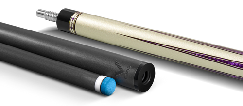 EVO Beast Amethyst Lion Leather Wrap Pool Cue 9