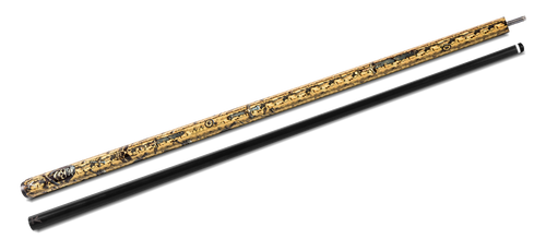 EVO Pirate Golden Plunder No Wrap Pool Cue 11