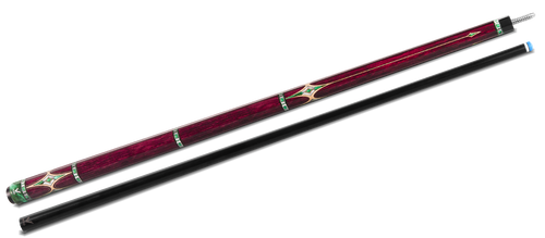 EVO Royale Garnet Crest No Wrap Pool Cue 11