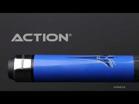 Action KRM09 Khrome Cue - Blue with Grey Pinstripe 2