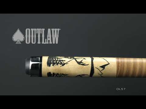 Outlaw OL57 Cue - Deer Skull with Arrows 2