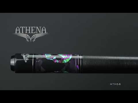 Athena ATH56 Cue - Purple Kaleidoscope Skull 2