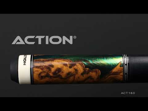Action ACT160 Fractal Cue - Brown with Iridescent 2