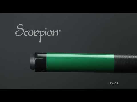 Scorpion SW02 Pool Cue - Metallic Green 2
