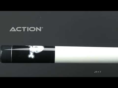 Action JR17 52" Junior Cue - White Skulls 2