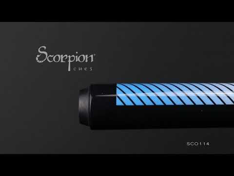 Scorpion SCO114 Pool Cue - Red Stripe 2