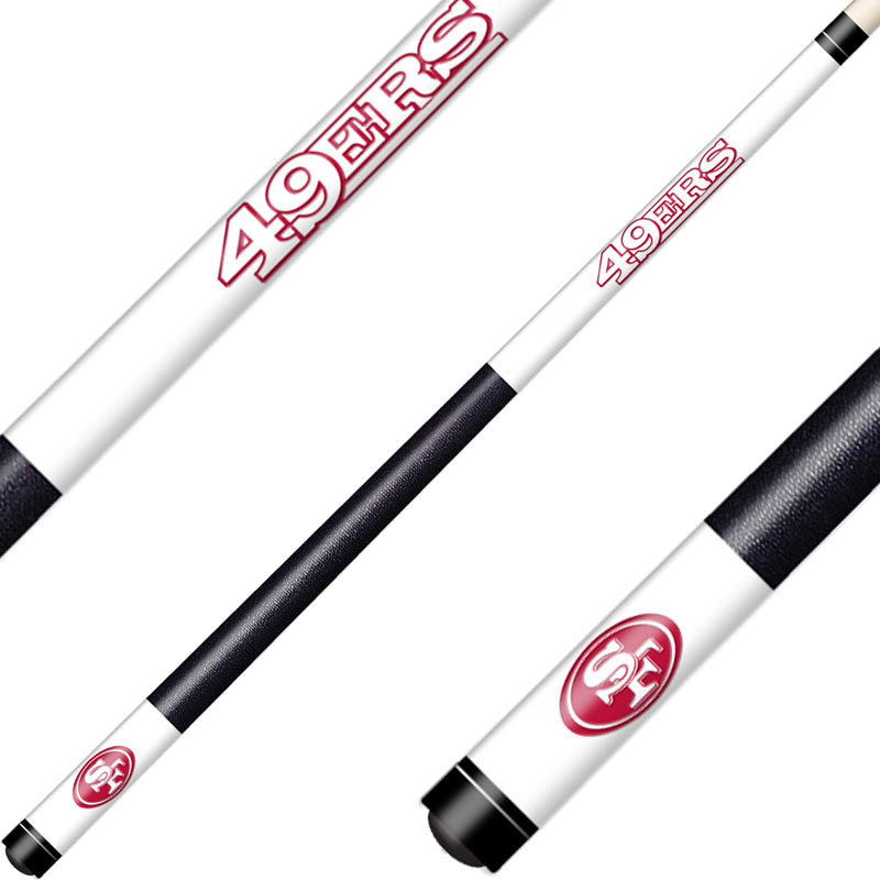 San Francisco 49ers Cue Laser Etched Billiard Cue