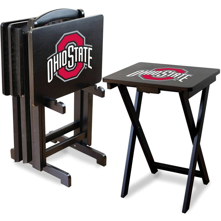 Ohio State TV Tray Set