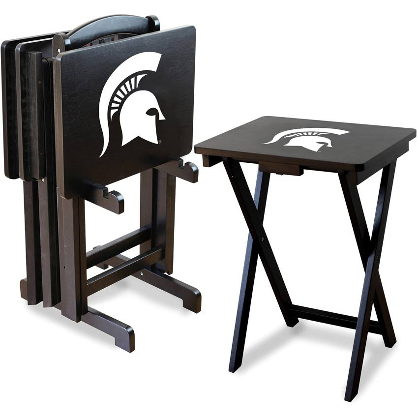 Michigan State TV Tray Set